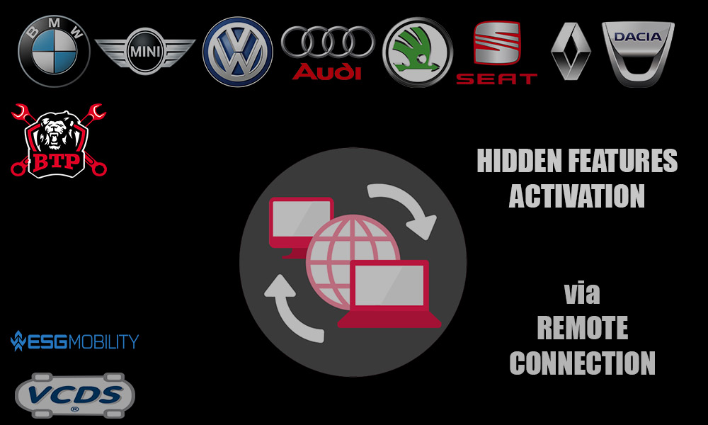 Hidden Features Activation via Remote Control