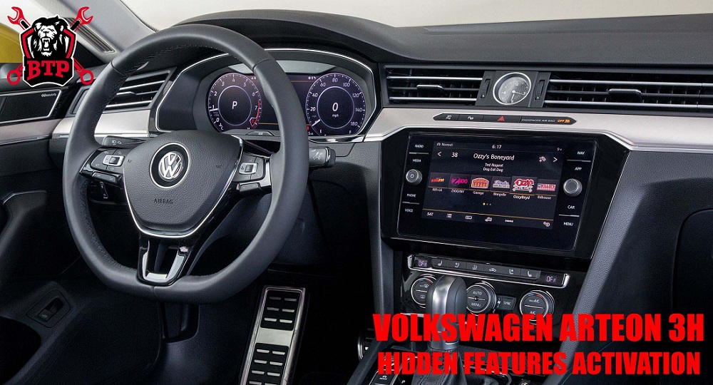 Volkswagen Arteon 3H Hidden Features Activation via Remote Connection