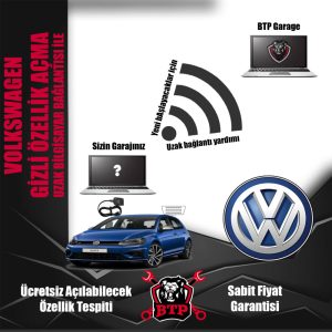 Uzak bağlantı ile Volkswagen Gizli Özellik Açma